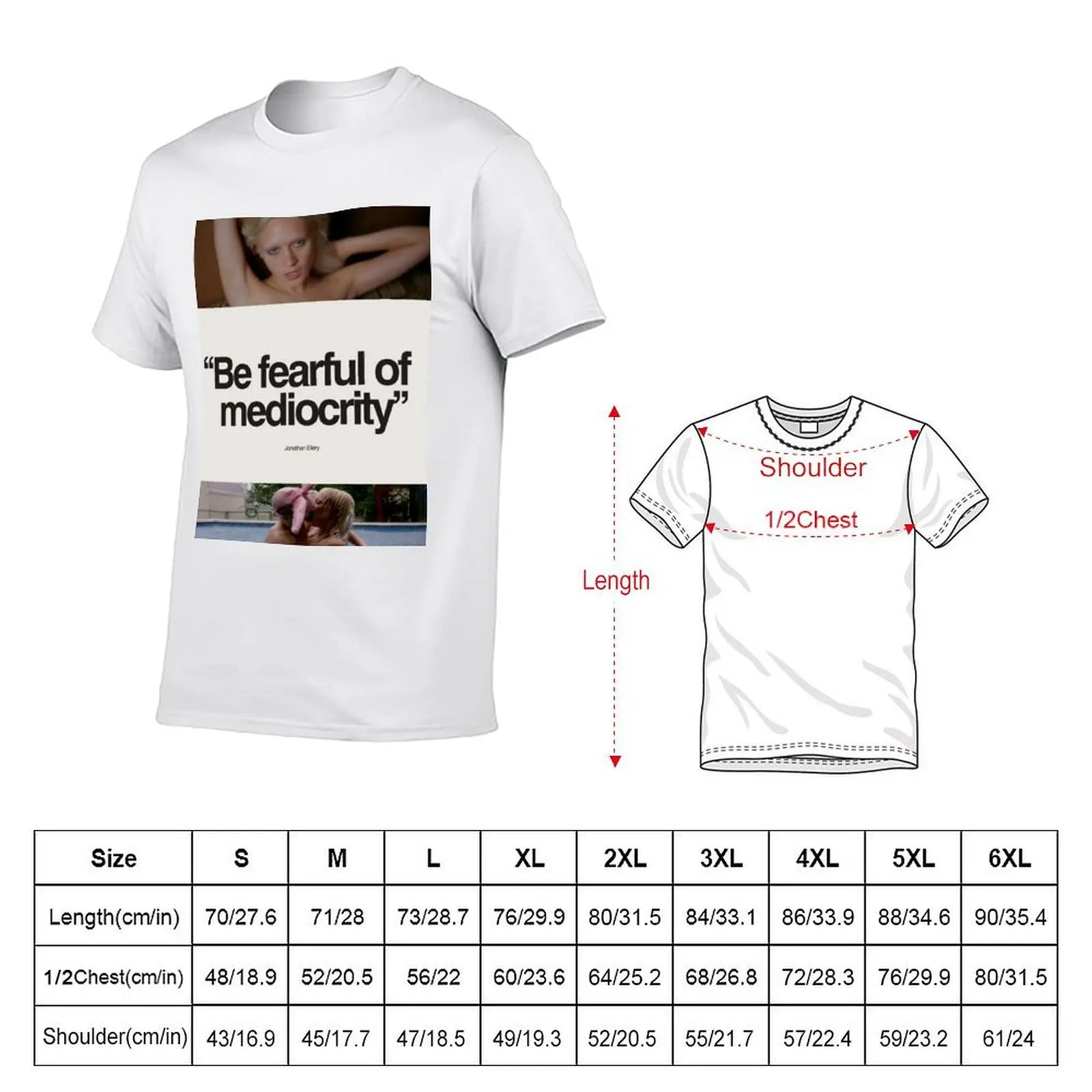 Mediocrity Fear - GUMMO T-Shirt graphic t shirts for man t shirt for man T-Shirt