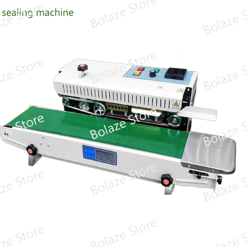 

Auto Horizontal Continuous Bag Sealing Machine FR-900 Plastic Bag Band Sealing Machine Sealer Electric Bag Sealer