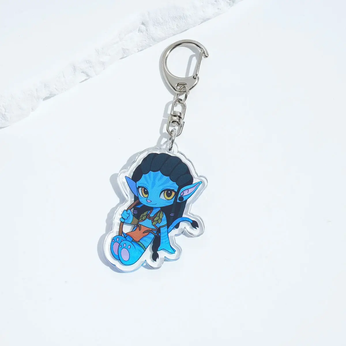 Acrylic Cartoon Anime Pendant Keychains Holder Car Key Chain Key Ring Phone Bag Hanging Jewelry Gifts Accessories Avatar