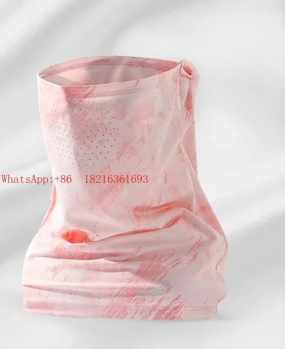 Summer Breathable Ice Facial Mask Driving Veil Neck Protection Riding Sunscreen Mask