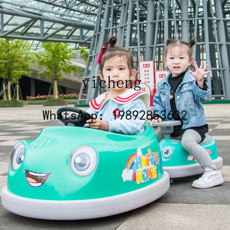 AG voiture électrique pour enfants contrôle à quatre roues bébé pousser moto bébé jouet voiture Portable enfants pare-chocs voiture