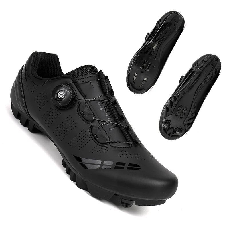 

Men's Breathable Cycling Shoes Unisex Mountain Bike Shoes MTB Road Cycling Sports Shoes Women's Competitive Spd Pedal Shoes