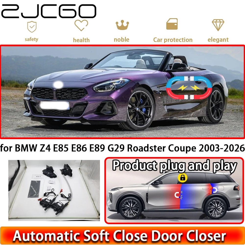 

for BMW Z4 E85 E86 E89 G29 Roadster Coupe 2003-2026 OEM Soft Close Door Kit Power Closing Latch System Auto Pull Door Easy Close
