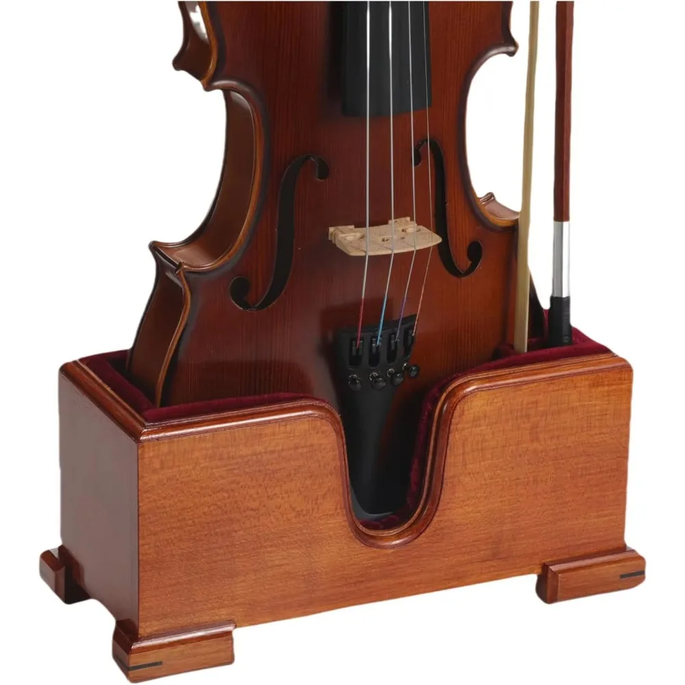 Full sized violin floor stand, adjustable stand for violin display and practice, instrument accessories