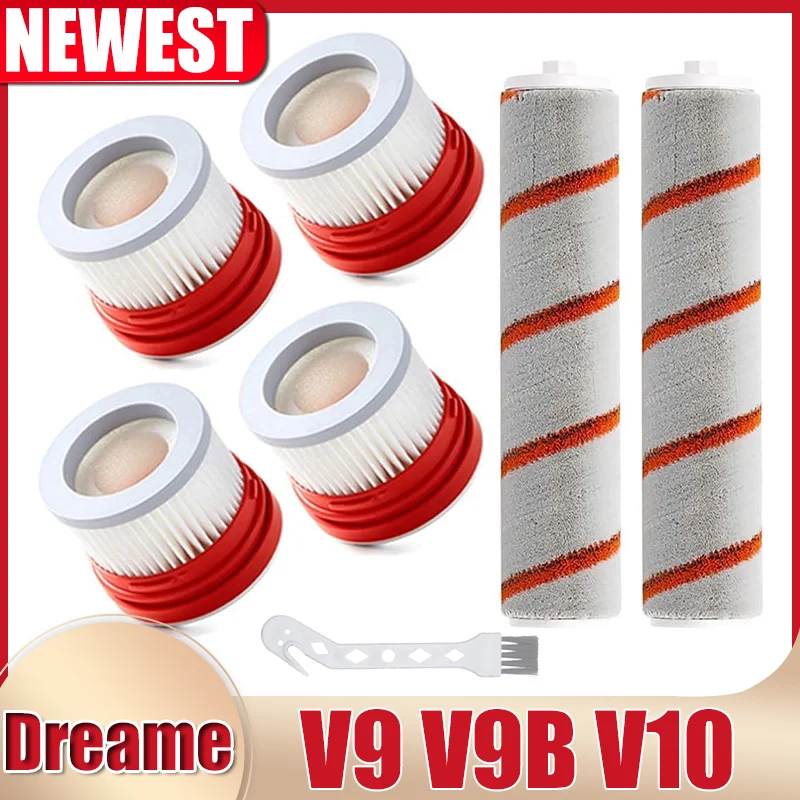 Spare Part For Xiaomi Dreame V8 V9 V9B V9P XR V10 V11 Wireless Handheld Vacuum Cleaner Main Brush HEPA Filter