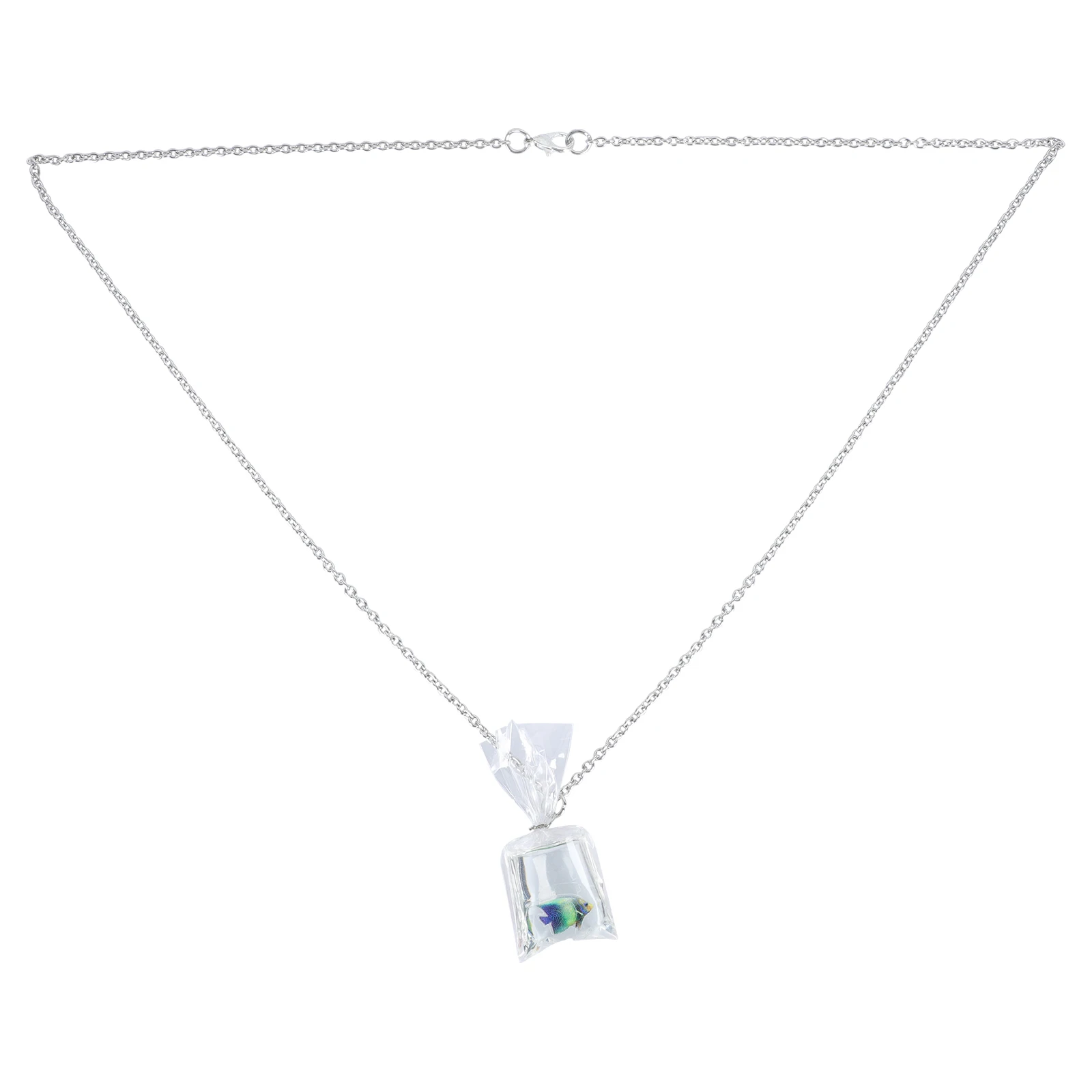 

Goldfish Necklace Chain Resin Clavicle Pendant Jewelry Matching Water Bag Design Tropical Fish Necklace Unique Simulation