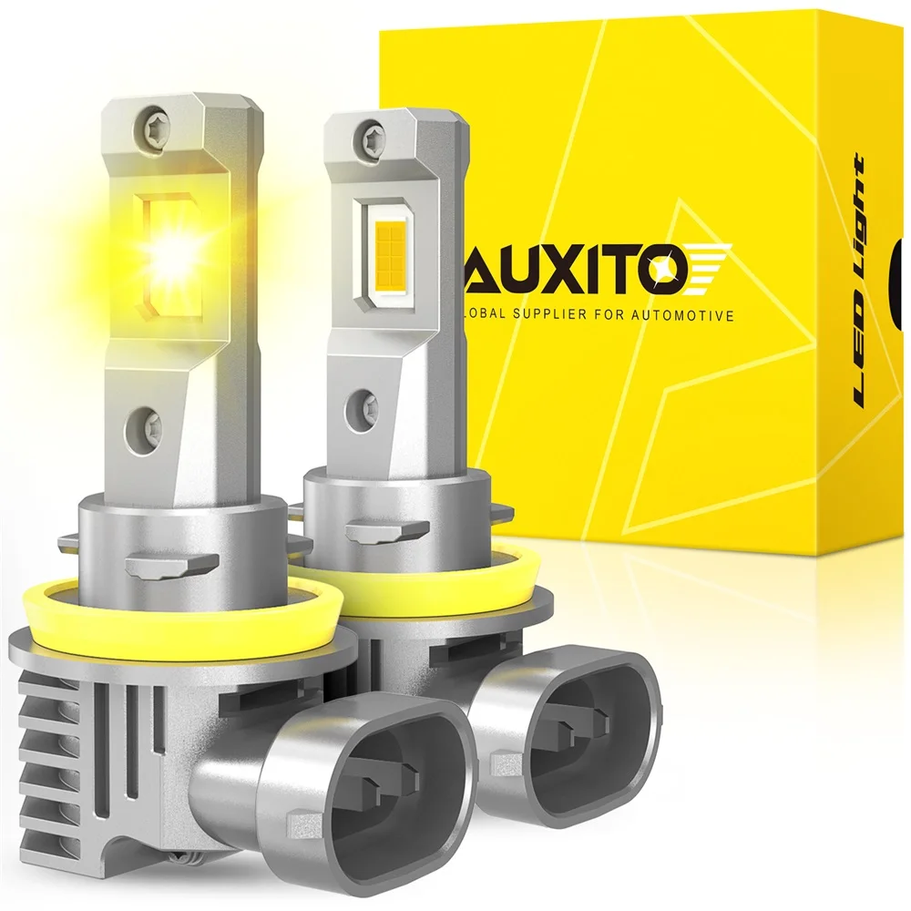 

Автомобильная противотуманная фара AUXITO, 2 шт., H8, Φ H11, 3000K, желтая, 50 Вт, 7035 лм, 1:1, 12 В, без вентилятора, H9, H16JP
