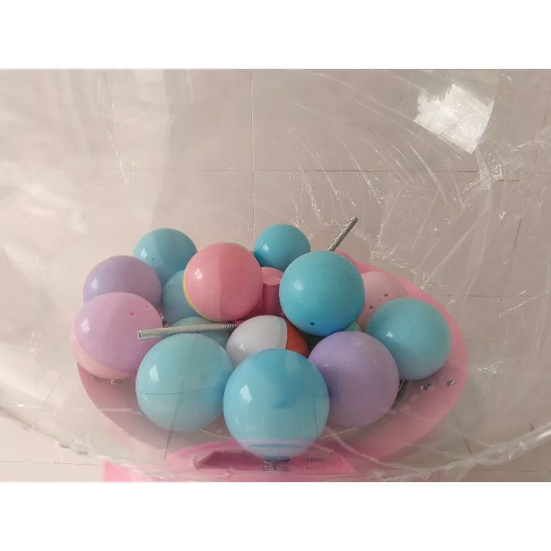 Transparent Display Capsule Toy Vending Machine Coin Operated Durable Customizable For Shopping Mall Arcade Game Center