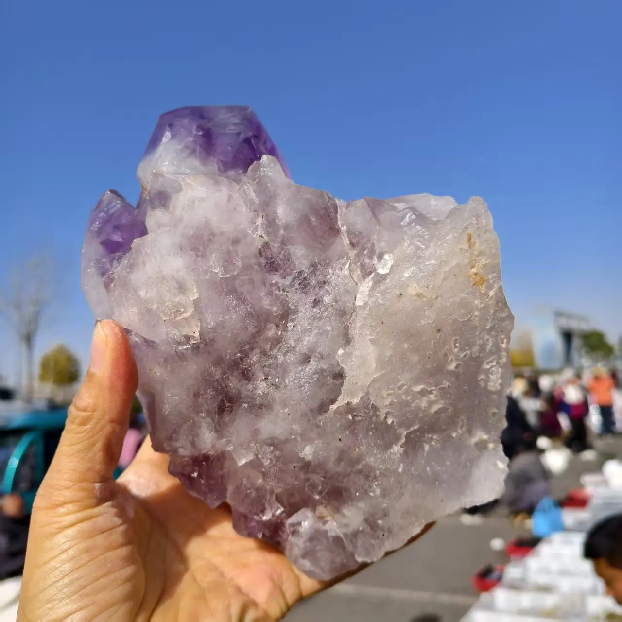 Natural Himalayan Amethyst Clusters,Quartz Crystal Amethyst Clusters, Mineral Healing