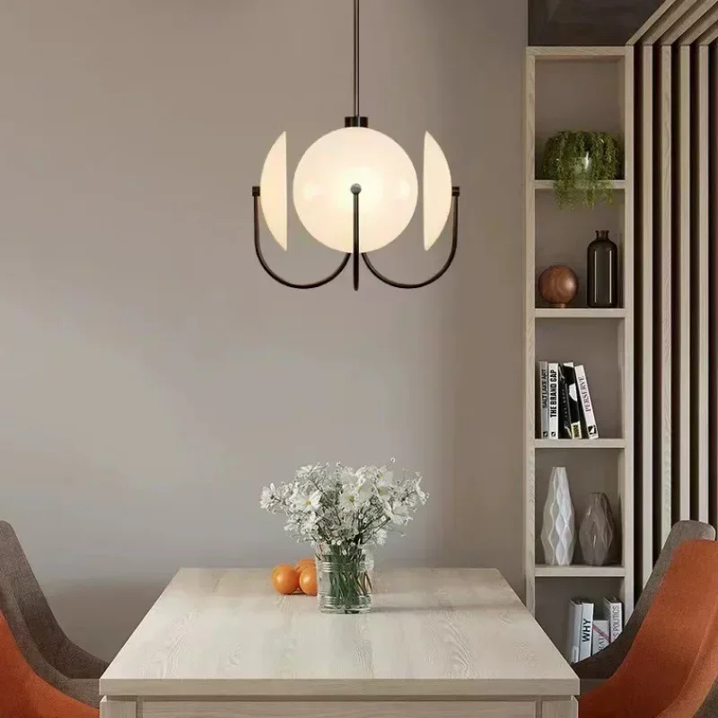 

Postmodern Minimalist Chandelier Luxury Glass LED Pendant Lamp for Living Dining Room Bedside Bedroom Light Suspension Luminaire
