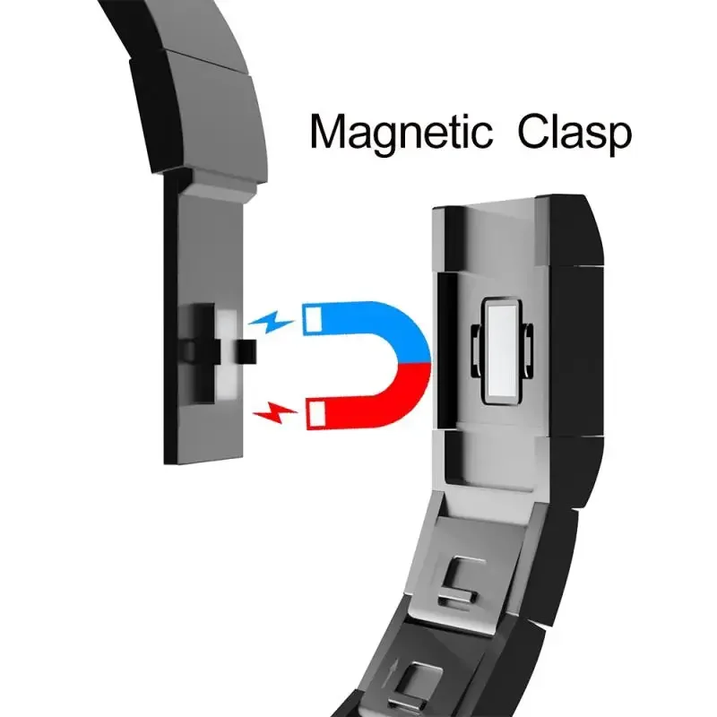 Metal Link Bracelet Strap For Apple Watch Band 49mm 45mm 44mm 46mm Magnetic Buckle Wristband iWatch Series Ultra 10 9 8 7 6 5 4