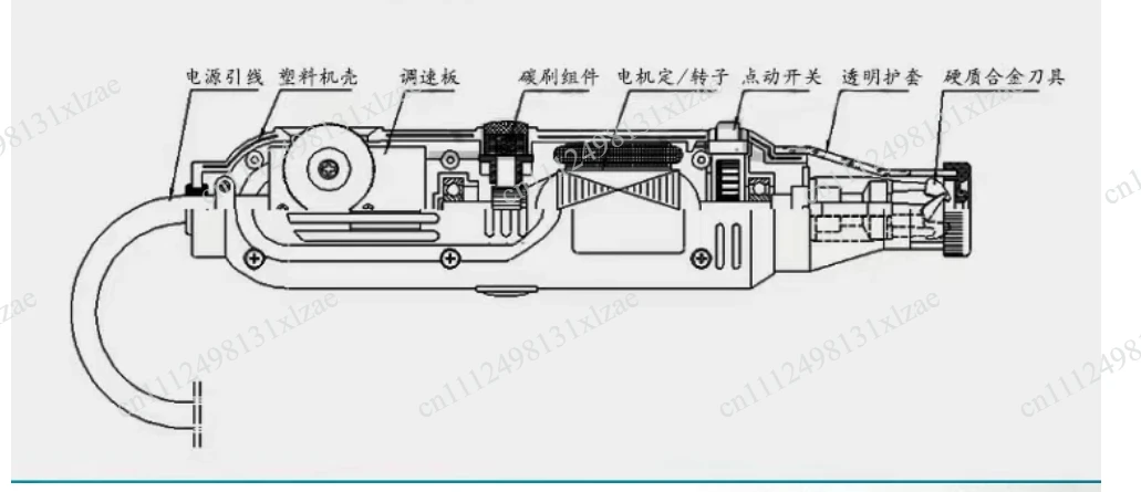 Suitable for Enameled Wire Stripping Machine Varnished  Stripper Copper Wire Peeler110V/220V Df-8
