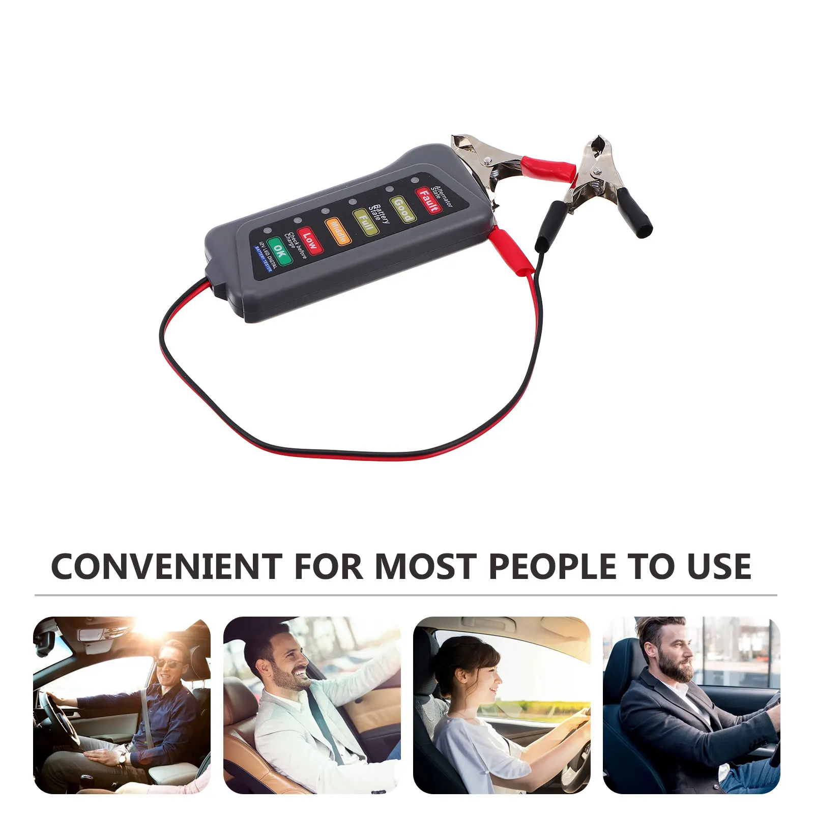 Tester Accurate Smart Chargeable Multi-functional Automotive Abs LED Measurer Car Mini Lightweight Portable for Cars