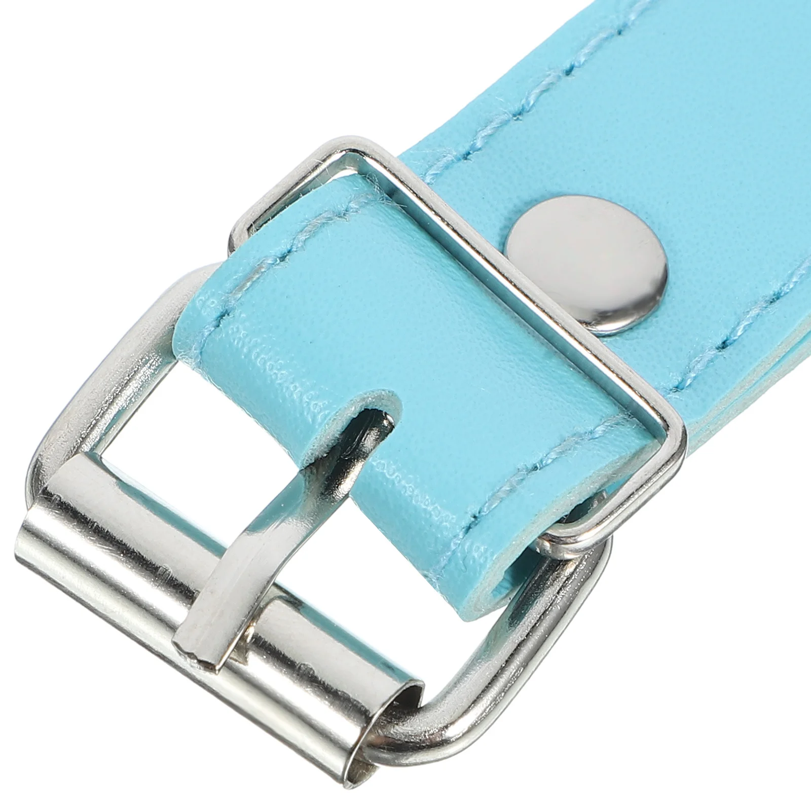 

Adjustable Bike Basket Strap Detachable Pu Thicken Sturdy Front Handlebar Belt For Bicycle Scooter Sky-Blue Aluminum Alloy