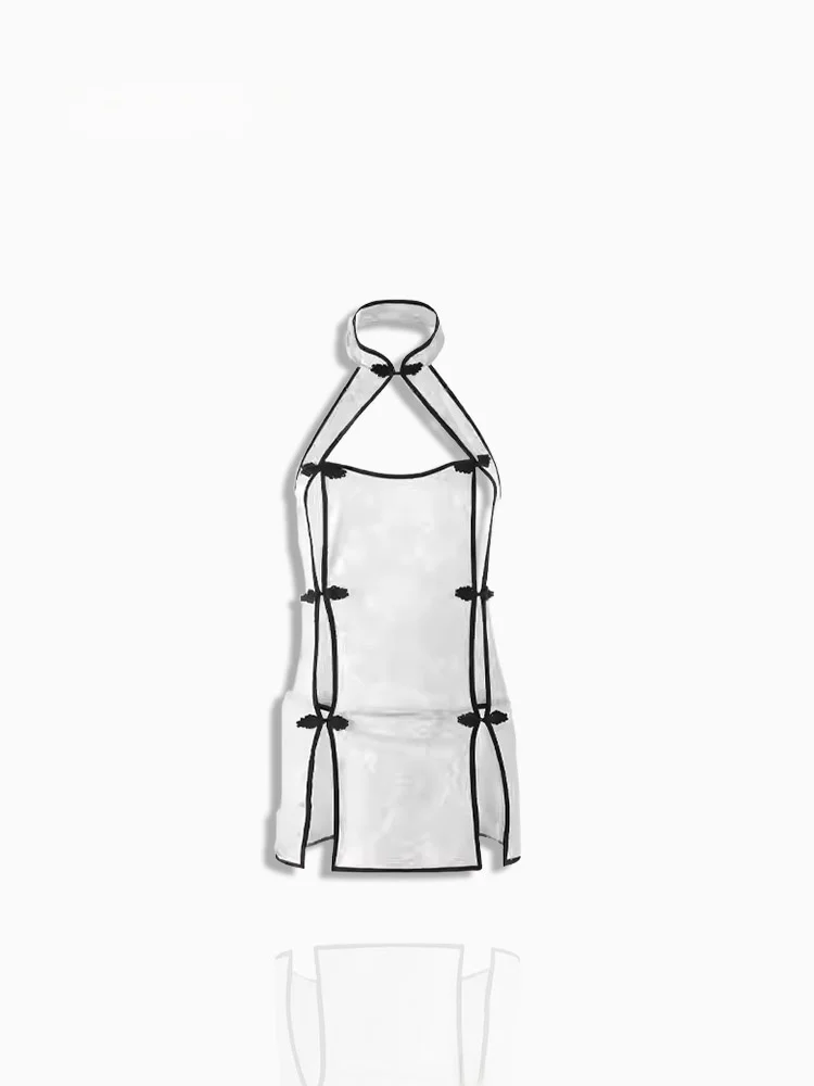 

Original Design Sexy White Ancient Sle Small Chest apewear Underwear Tight Fit Slimming One-Piece Form-Fitting Bodysuit