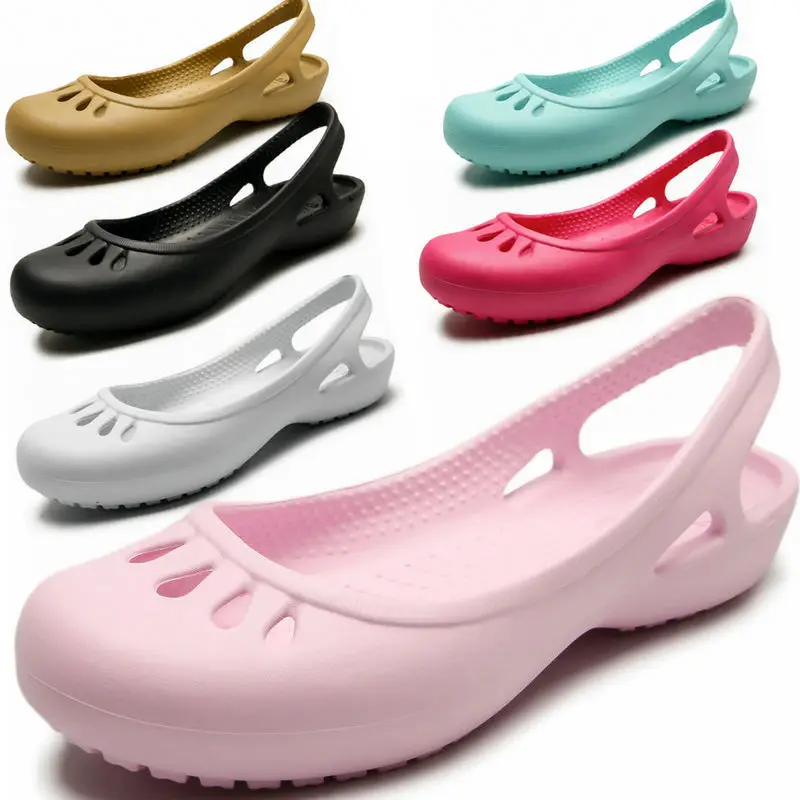 Ultra-light Women's Clogs: Breathable Soft Elastic Waterproof Non-slip Easy To Clean Versatile And Stylish For Commuting Work