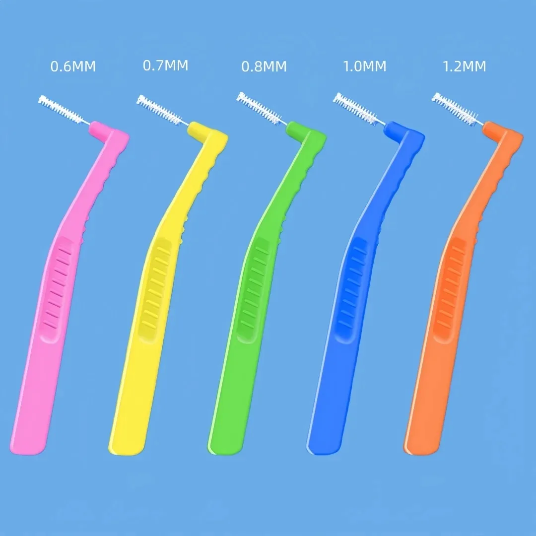 20Count For Cleaning Interdental Brush Cleaners Dental Tooth Flossing Head With PortableCase Easy Clean Teeth Oral Hygiene Angle