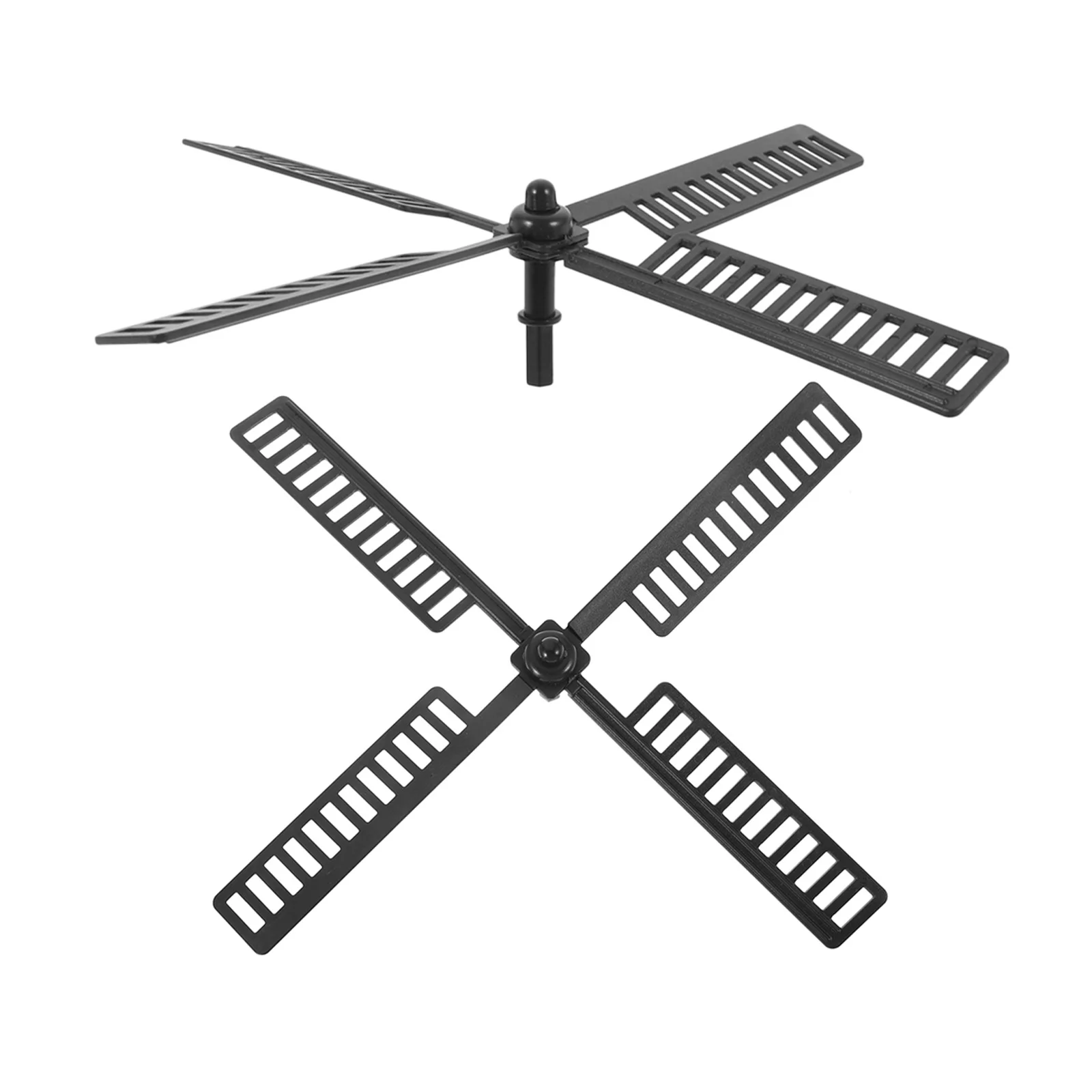 

2Pcs Plastic Windmill Leaves Solar Replacement Parts for Garden Outdoor Wind Yard Decor Accessories Solar Wind