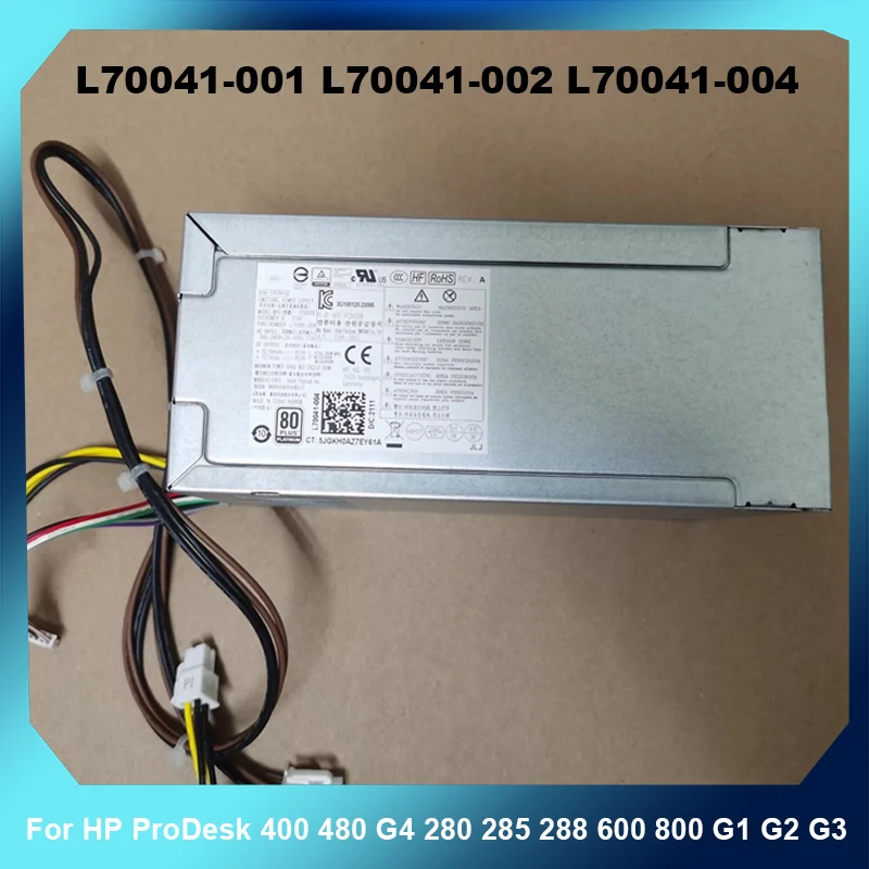 Fuente de alimentación de 260W L70041-001 L70041-002 L70041-004 PCK018 D19-260P1A para HP ProDesk 400 480 G4 280 285 288 600 800 G1 G2 G3