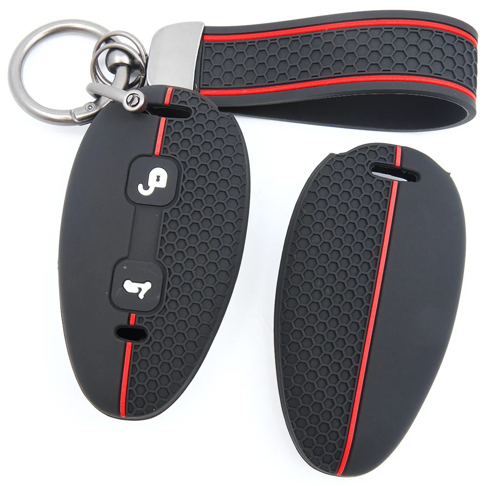 For Piaggio Vespa GTS 125 GTS 250 GTS 300 Primavera Sprint Soft Silicone Smart Key Protector Swivel Clip Strap