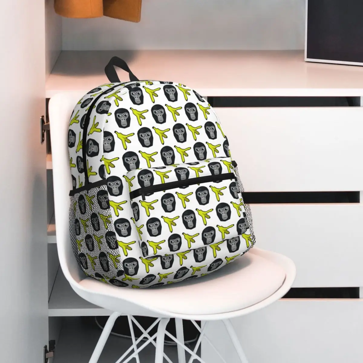 

Gorilla Tag Student Backpack School Bag Hiking Travel Daypack for Men Women Fashion Bookbag Shoulder Bags