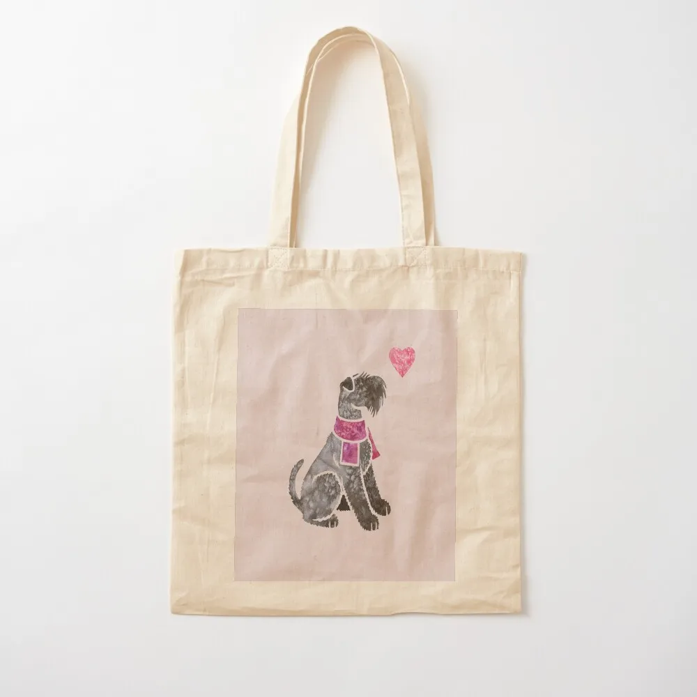 Watercolour Kerry Blue Terrier Tote Bag canvas tote Lady bag Women's tote bag Woman shopper
