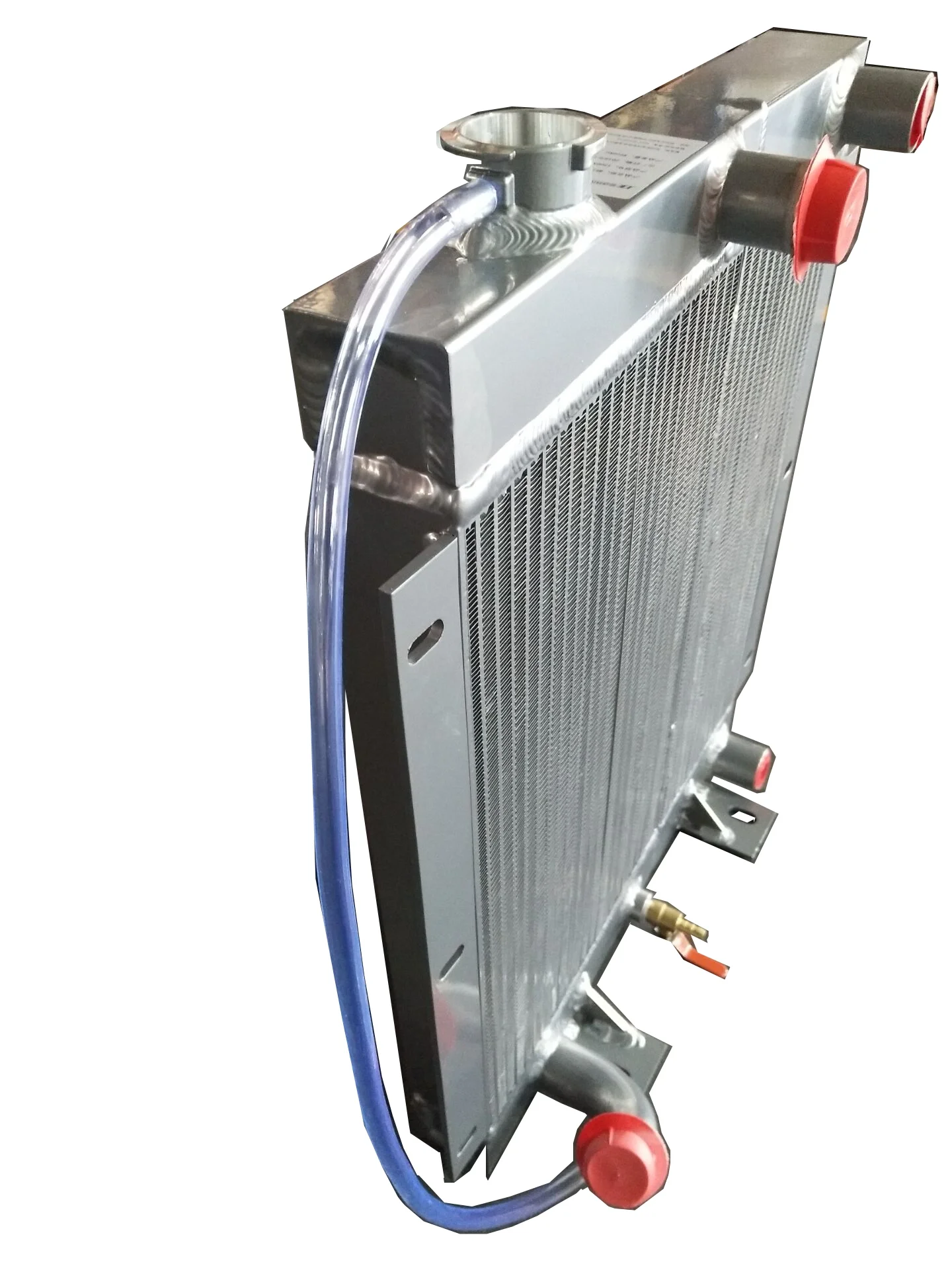 Pendingin Penukar Panas Radiator Udara Sirip Pelat Batang Aluminium