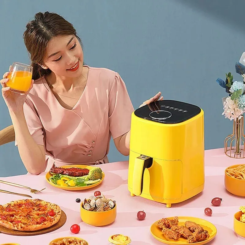 Air Fryers Household Large Capacity Intelligent Oil-free Electric Fryers Multifunctional French Fries Machines and Gifts