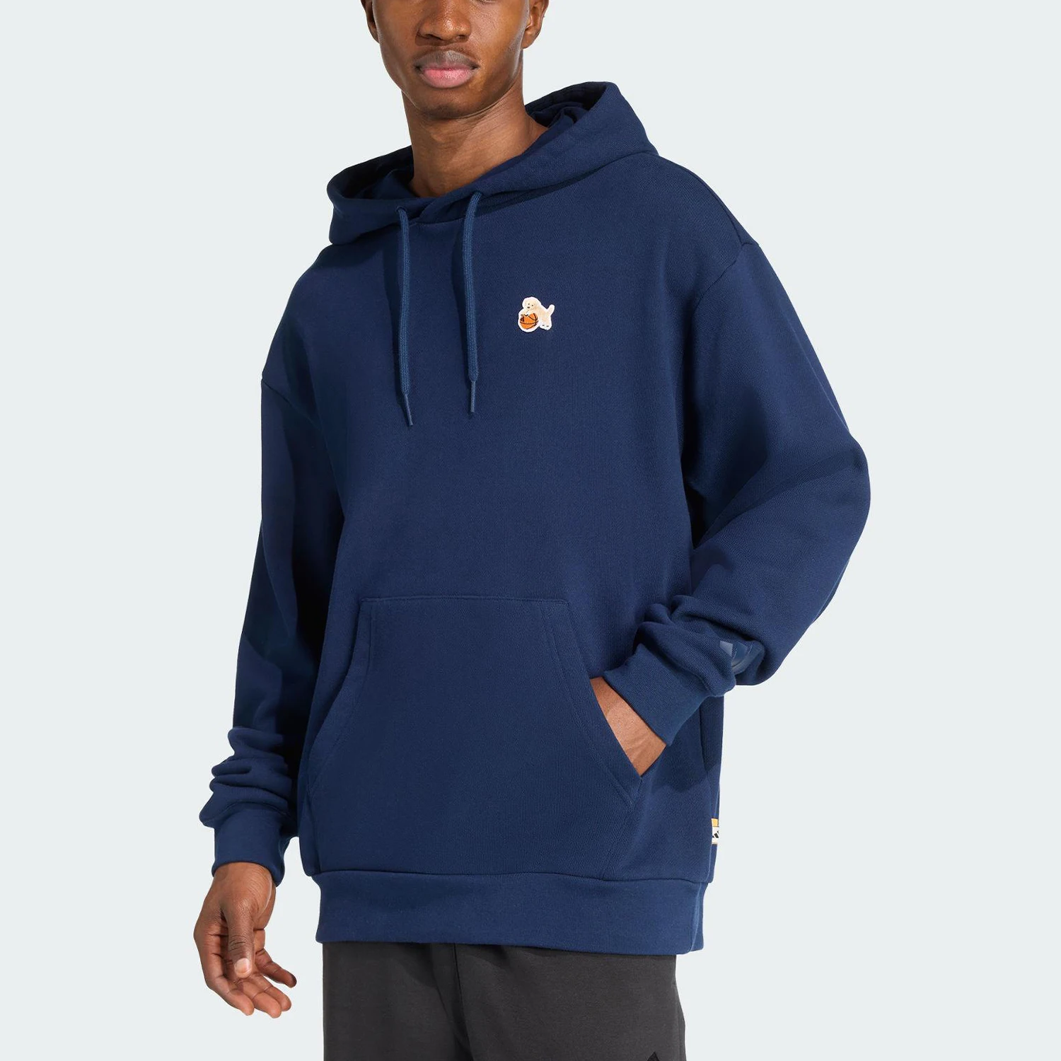 

Adidas genuine autumn and winter men's hooded knitted loose sweatshirt JW8519