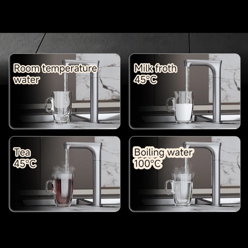 Direct Factory High Speed Electric Kitchen Faucet Instant Hot Water Heating Hotel RV Purifier Water Filter Parts Household