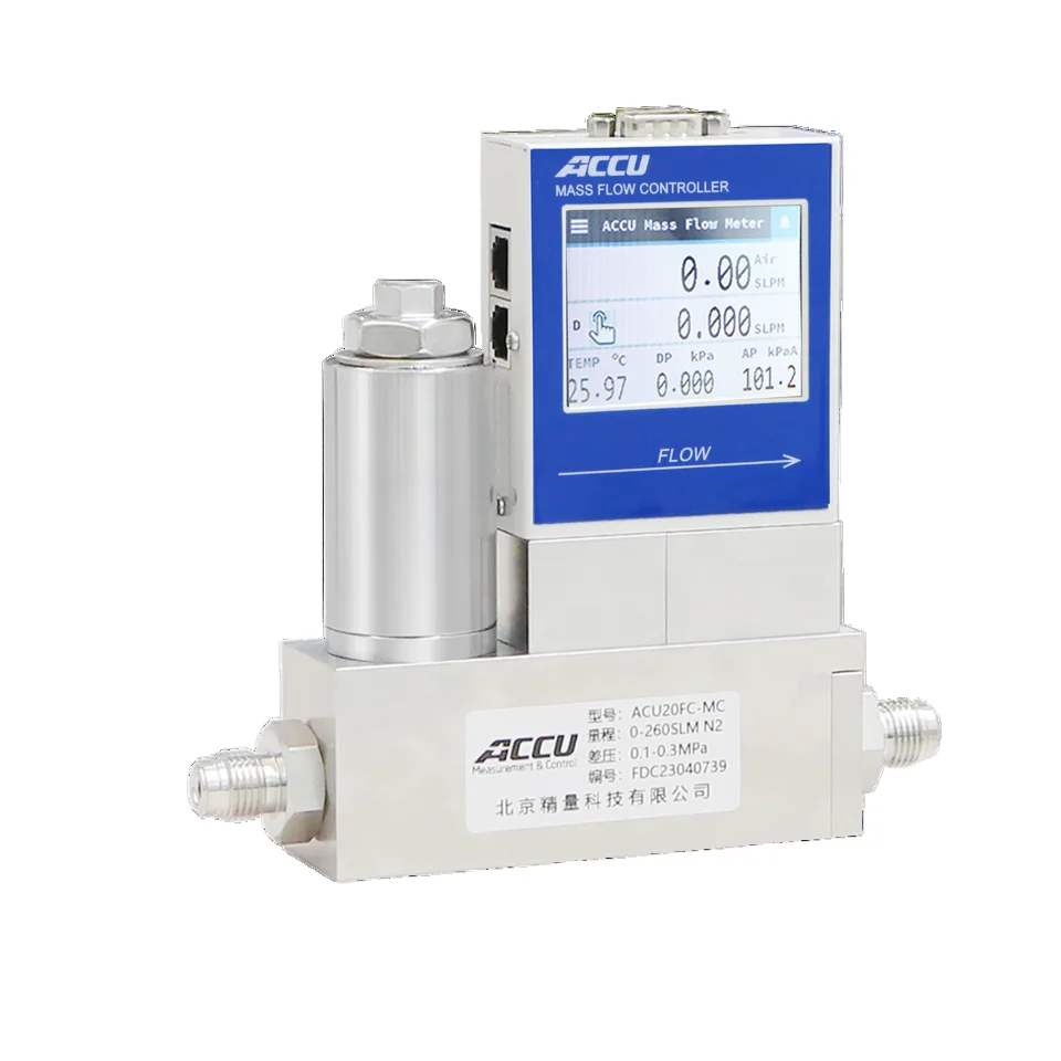 

Own Brand High Accuracy Portable Gas Differential Pressure Mass Flow Controller Mass Flow Meter Price