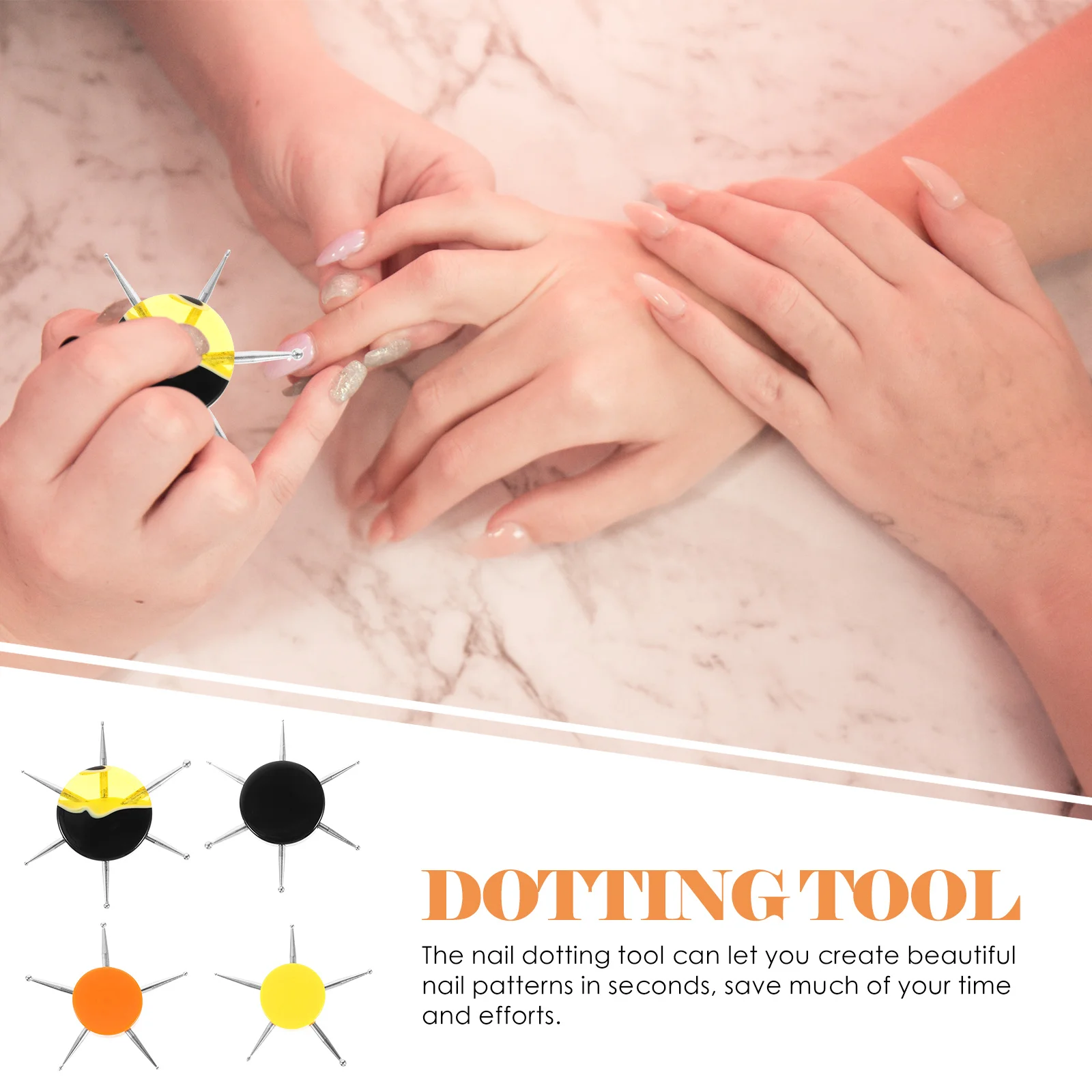 4Pcs Detail Nail Art Dotting Pen Tools for Painting Flowers Outlines Manicure Kits Nail Dotting Tool Manicure Tools