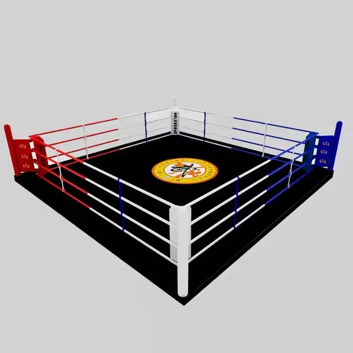 Anillo de boxeo profesional, venta directa de fábrica, anillo de boxeo de partido de Sparring, entrenamiento de artes marciales mixtas dobles