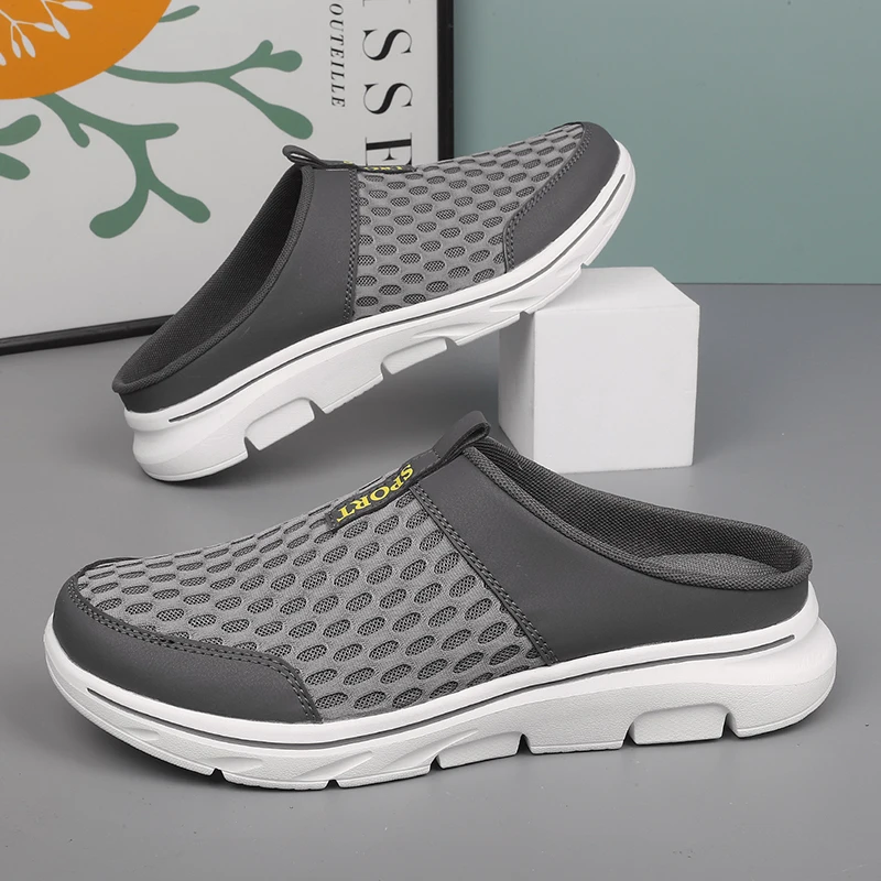 

Unisex Slippers Loafer Men Slippers Fashion Breathable Home Women Thick Bottom Slides Walking Shoes for Men Plus Size Sneakers