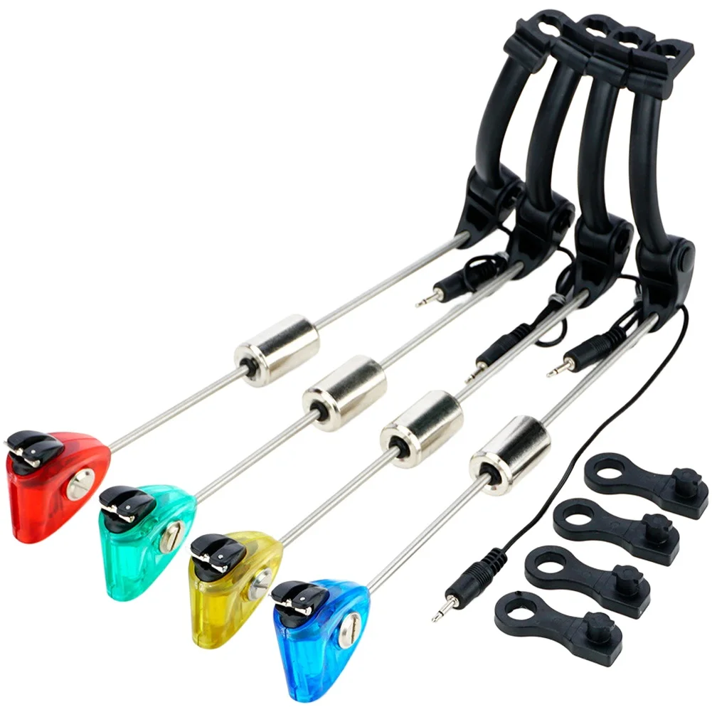 

Fishing Rod Bracket LED Bite Indicator For Night Fishing Fits Standard Alarms For Hook Alarms LED Fishing Bite Alarm