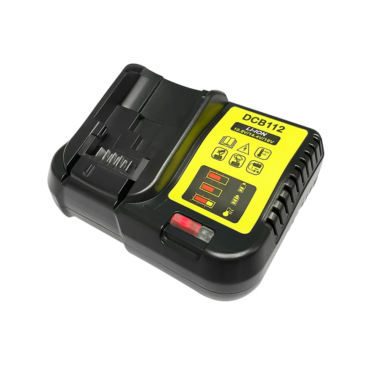 DCB112 Lithium Battery Charger for Dewalt 10.8V 12V 14.4V 18V 20V DCB206 DCB205 DCB204 DCB203 DCB120 DCB105 EU Plug