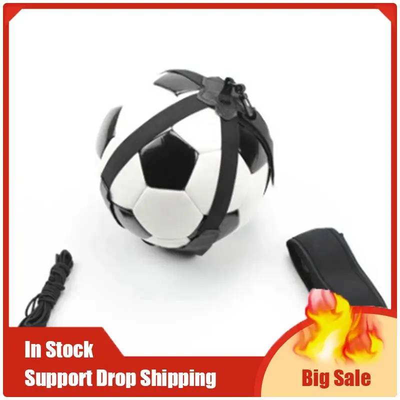 A35F nouveau entraîneur de coup de pied de Football réglable débutant ceinture d'entraînement de Football ceinture de pratique de ballon de Football ceintures de pratique de Football