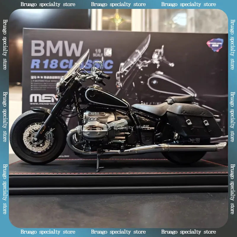 1/9 Meng Assemble Car Model Bmw R 18 Inheritor Cruise Motorcycle Assembly Model Mt-006s Pre Colored Version Model Children Gift