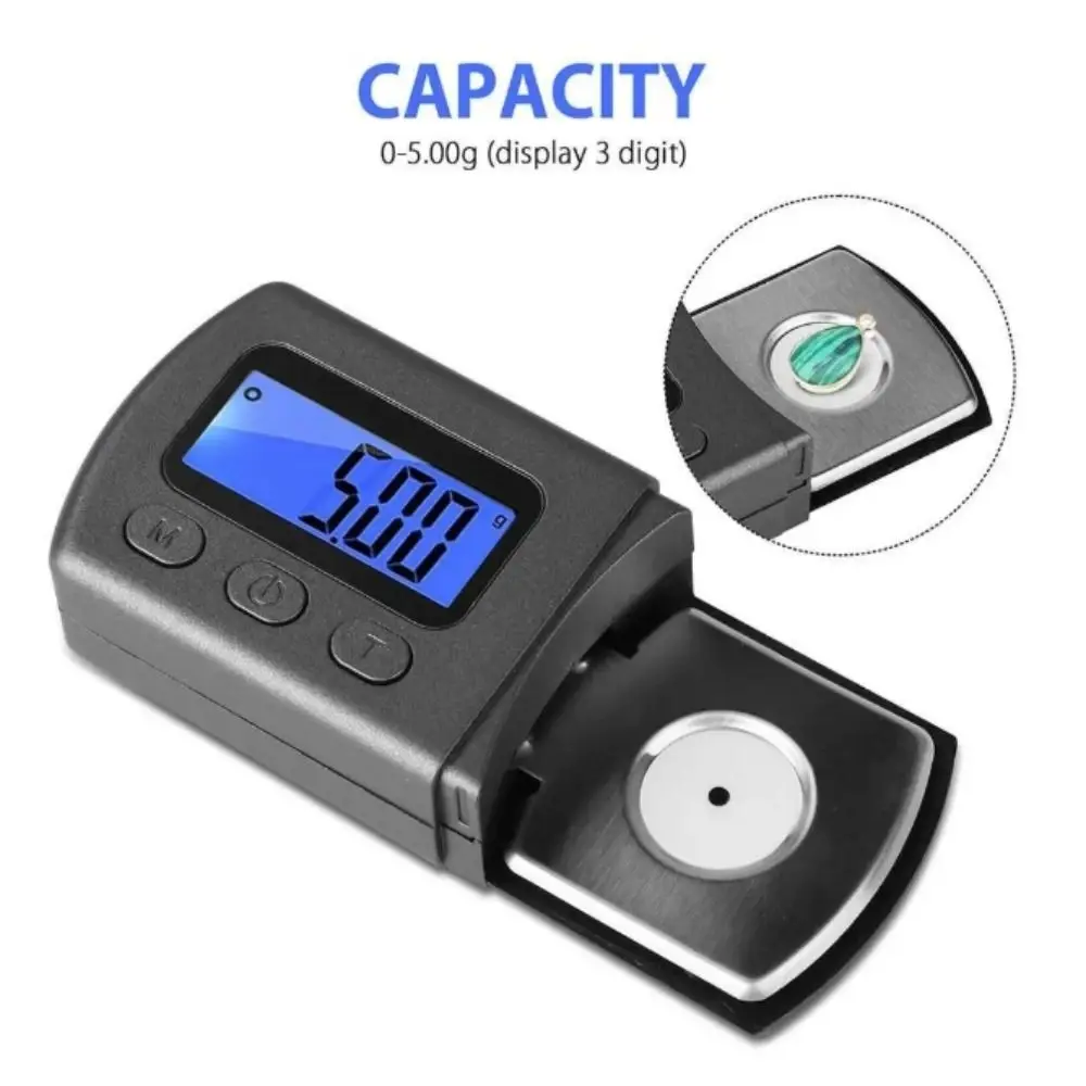 Tocadiscos Digital de alta precisión, báscula de fuerza con luz de fondo, Mini tocadiscos Digital voladizo, balanza de fuerza con lápiz óptico