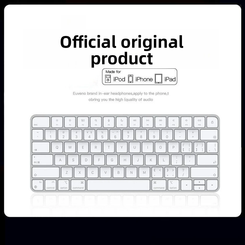 Bluetooth Wireless Keyboard Ultra Slim Light Silent Keypad for iPad iPhone iPod iOS Tablet Home & Office Accessories