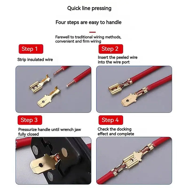 600 Pieces Of Gold Docking Terminal Set, Terminal Sheath, Male And Female Docking Terminal Box Packaging