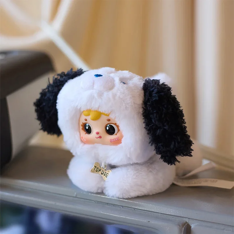 حقيقي صموئيل لينة عبق الرابض جرو سلسلة صندوق أعمى لطيف أفخم دمية حقيبة سلسلة مفاتيح سحر هدية للفتيات والنساء #2