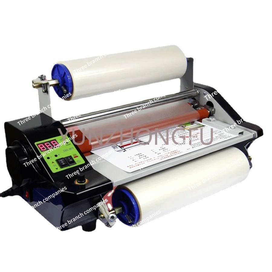 Automatic roll laminator for AB film sticker uv dtf  crystal label lamination phone book laminating machine