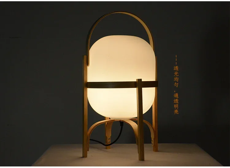 Cole Cestita Floor Lamp Art Modern Simple Led Wood Light Living Room Study Bedroom Bedside Lamp Home Restaurant Decoration Light
