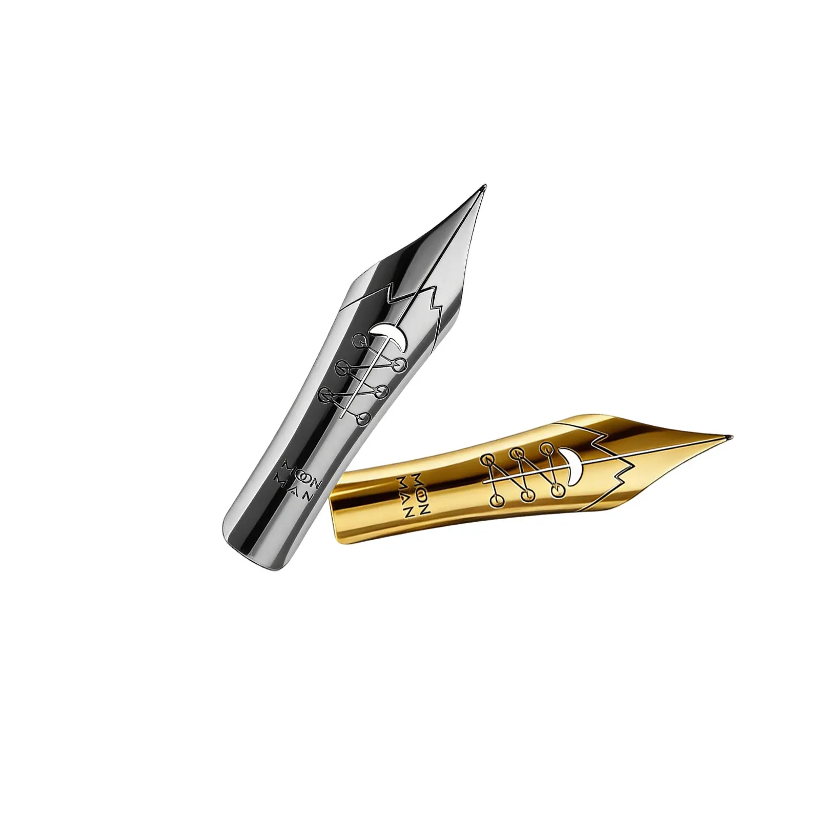 MAJOHN Soft Elastic Calligraphy Nib Round Body Pointed Tip Copperplate Gothic ES ER Replacement Nib for P136 P137 P138 P139 pen image 4