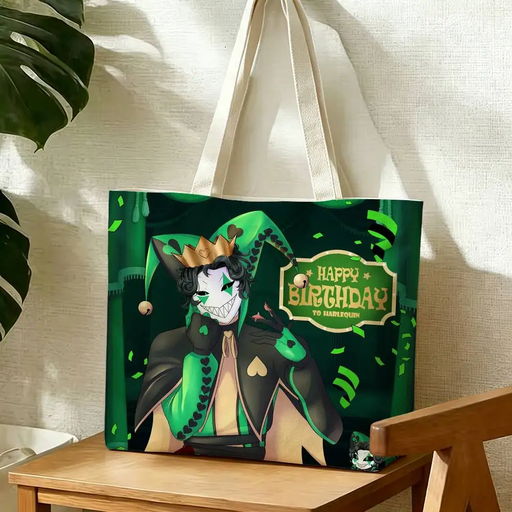T-The F-Freak C-Circus H-Harlequin Storage Bags Double-Sided Print Large Tote Bag Durable Beach Picnic Foldable Gift Eco 5