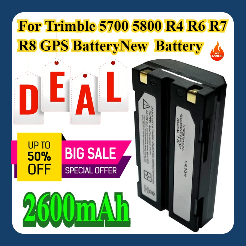 

For Trimble 5700 5800 R4 R6 R7 R8 GPS BatteryNew 2600mAh Battery