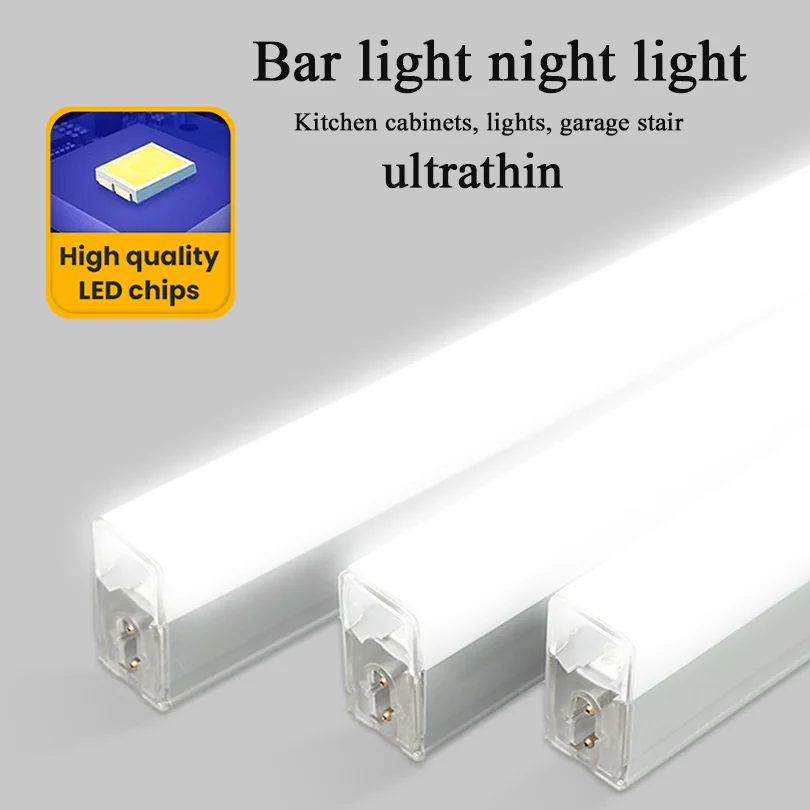 Night Light Led Lights Assemblable LED Tube Set DIY AC85-265V Ceiling Closet Lights For Study Kitchen Stairs Living Room Bedroom