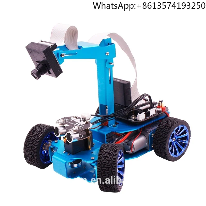 Yahboom juguetona buena cámara WIFI STM 32 seguimiento Visual coche Robot inteligente para educación de programación