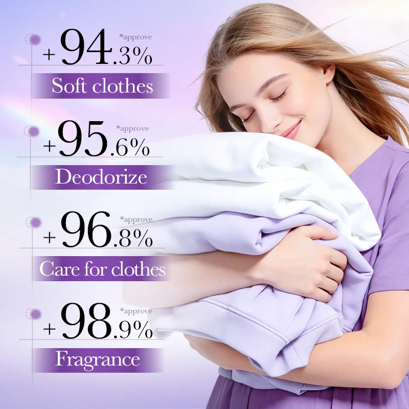 Home Laundry Fragrance Beads 200g Clothes Softener with Long Lasting Scent Deodorizing Remaining Freshness Beads